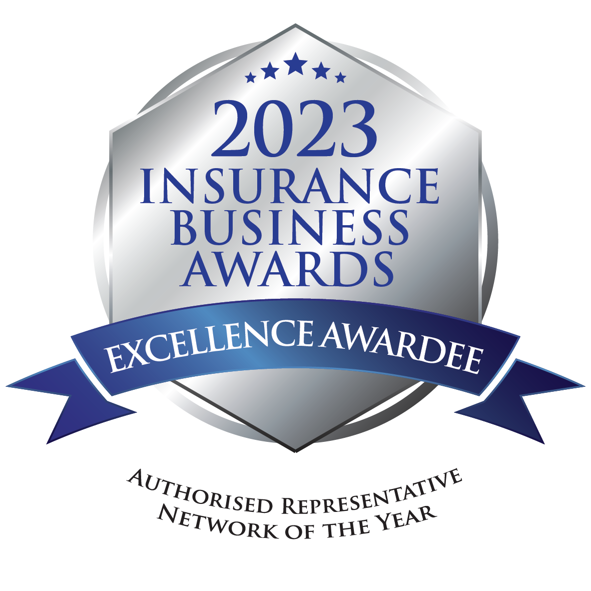 IBAA Excellence Award medal for AR Network of the Year